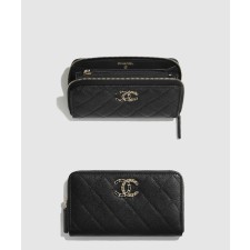 [CHANEL-샤넬]지퍼 장지갑 AP1837