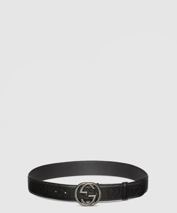 [GUCCI-구찌]인터로킹 G 버클 벨트 774153