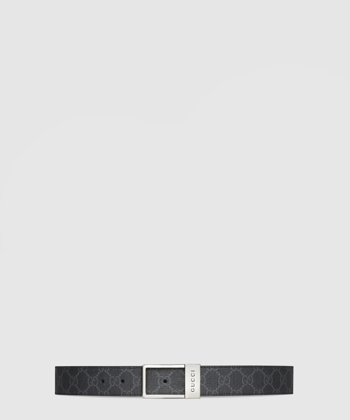 [GUCCI-구찌]직사각형 버클 GG 벨트 722370