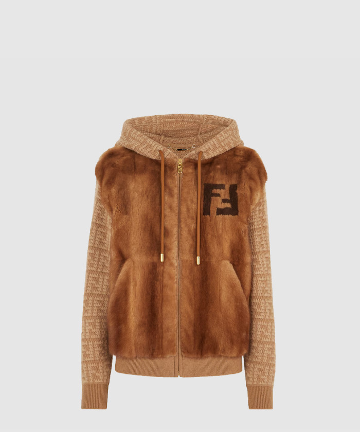 [FENDI-펜디]밍크 캐시미어 재킷 FNE53M