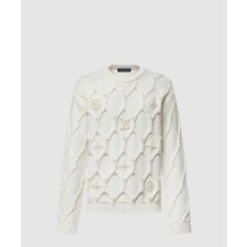 [LOUIS VUITTON-루이비통]엠벨리시드 케이블 니트 울 블렌드 풀오버 1AGJUX