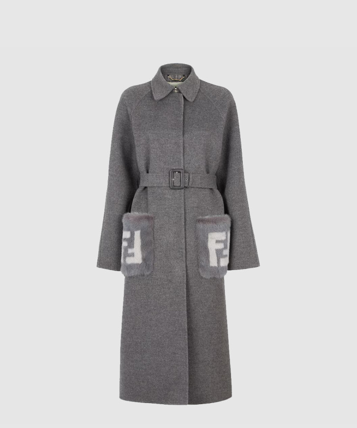 [FENDI-펜디]울 오버코트 FF9013