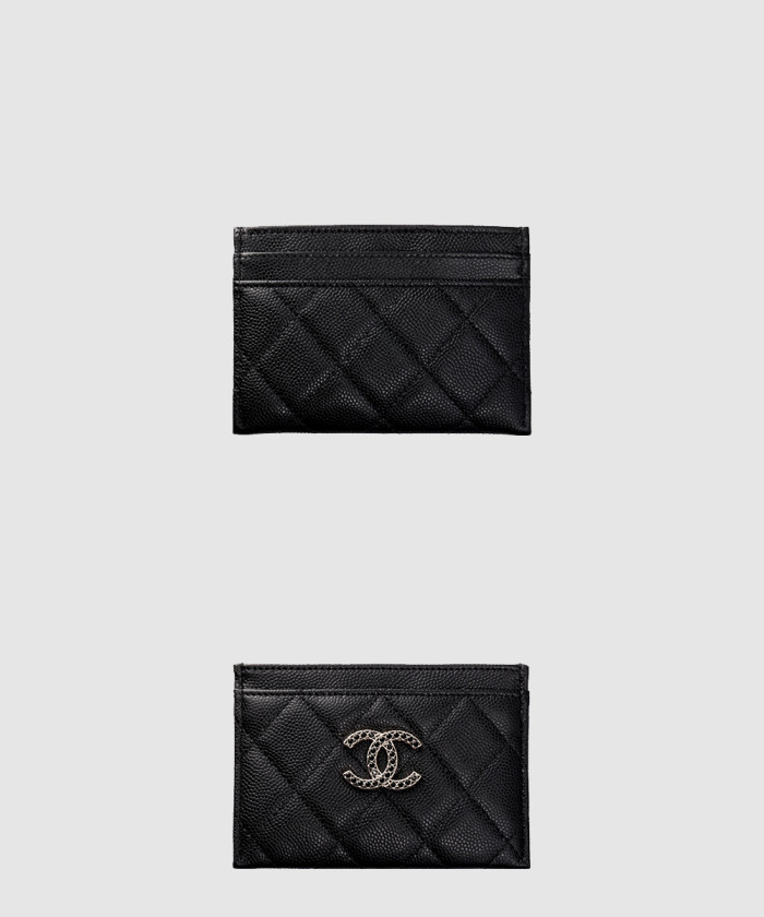 [CHANEL-샤넬]퀼팅 엠보 지갑 AP3401