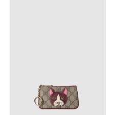 [GUCCI-구찌]고양이 디테일의 GG 키 케이스 818768