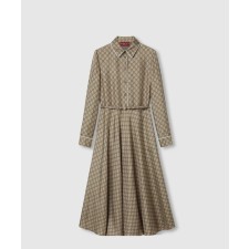 [GUCCI-구찌]GG 트윌 실크 드레스 ‎813259