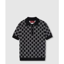 [GUCCI-구찌]리버서블 GG 울 자카드 폴로 셔츠 814273