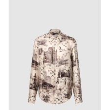 [LOUIS VUITTON-루이비통]롱 슬리브드 실크 셔츠 1AGJN1