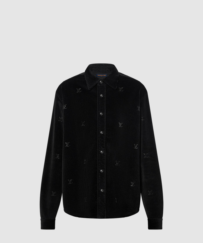 [LOUIS VUITTON-루이비통]버튼 다운 롱 슬리브드 코듀로이 셔츠 1AFXV2