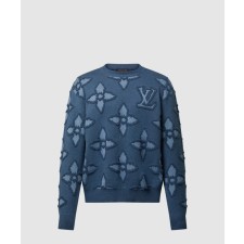 [LOUIS VUITTON-루이비통]텍스처드 코튼 크루넥 1AGJRE