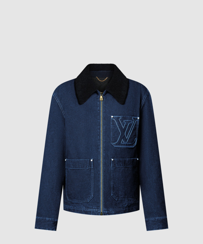 [LOUIS VUITTON-루이비통]윈터리 워크웨어 데님 재킷 1AGIO4