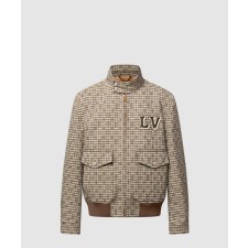 [LOUIS VUITTON-루이비통]모노그램 울 해링턴 블루종 1AGIP0