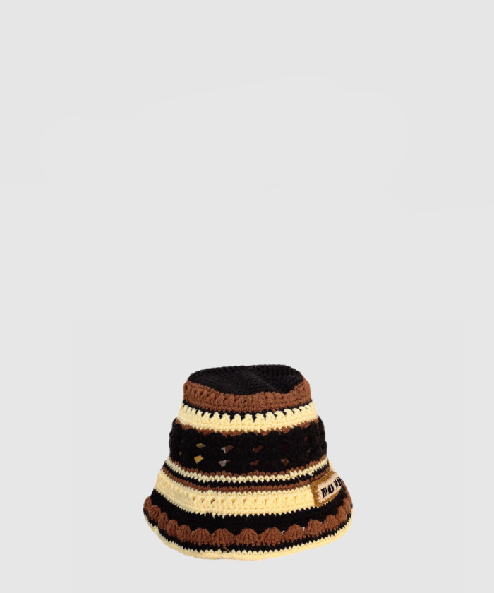 [MIUMIU-미우미우]니트 스트라이프 캡 5HC754