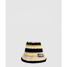 [MIUMIU-미우미우]니트 스트라이프 캡 5HC754