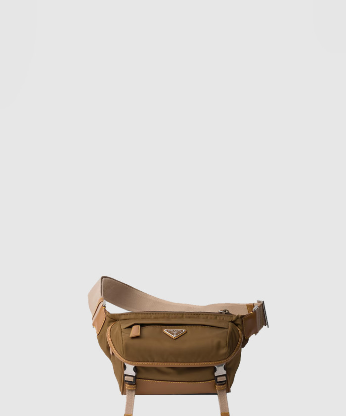 [PRADA-프라다]리나일론 및 사피아노 가죽 숄더백 2VH171