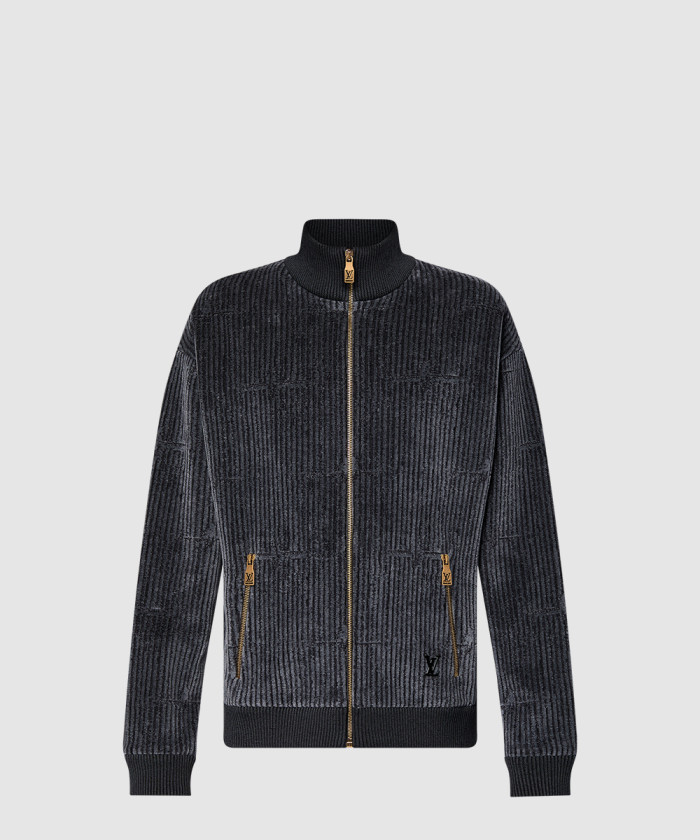 [LOUIS VUITTON-루이비통]LV x 박서보 (LV x Park Seo-Bo) 코튼 벨벳 트랙톱 1AFYEA