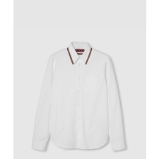 [GUCCI-구찌]웹(Web) 디테일 옥스포드 코튼 셔츠 814560