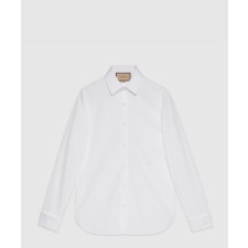 [GUCCI-구찌]더블 G 코튼 포플린 셔츠 ‎699553