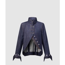 [LOUIS VUITTON-루이비통]워시드 데님 라이더 재킷 1AGEC1