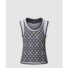 [LOUIS VUITTON-루이비통]자카드 니트 조끼 1AAYSO