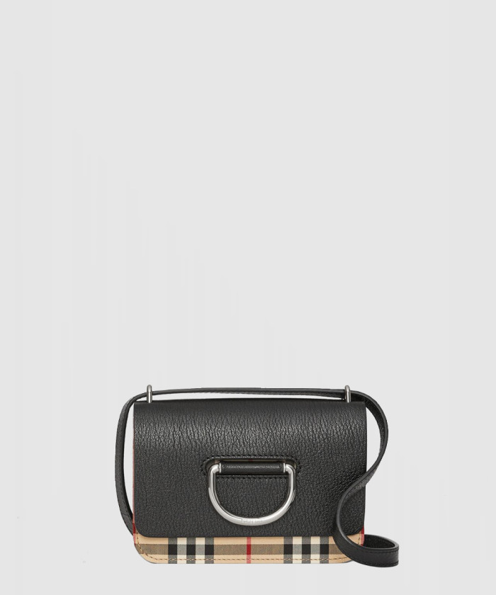 [BURBERRY-버버리]미니 체크 D링백 80109591