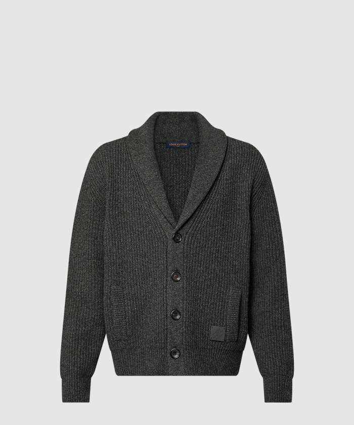 [LOUIS VUITTON-루이비통]캐시미어 블렌드 숄 칼라 가디건 1AFWBQ