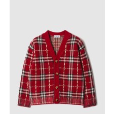 [BURBERRY-버버리]체크 울 카디건 81021491