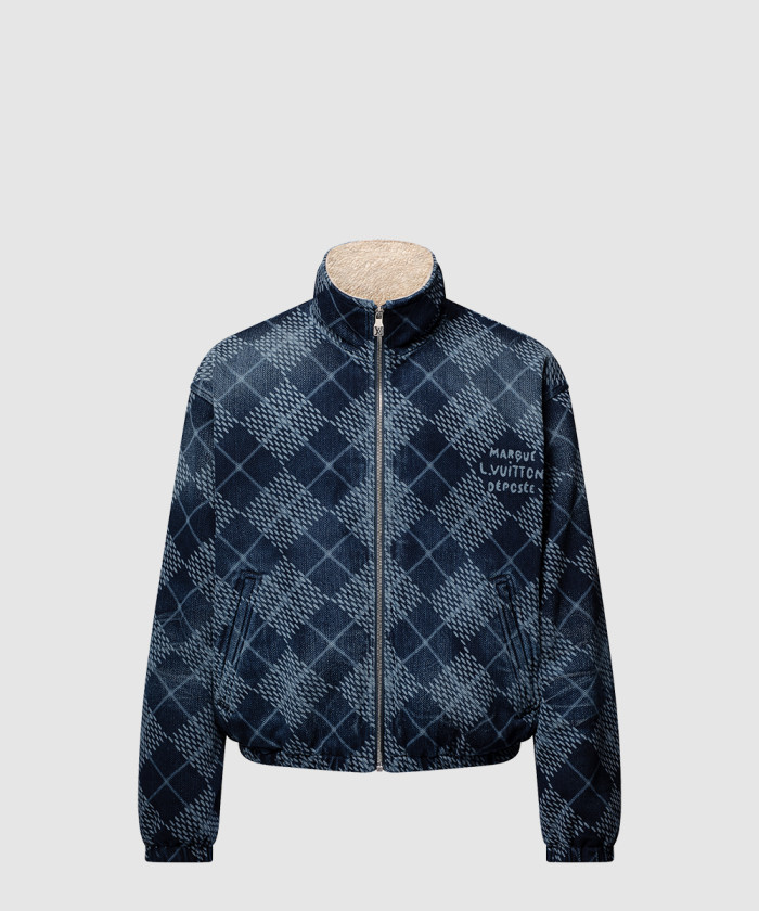 [LOUIS VUITTON-루이비통]데님 플리스 블루종 1AGINP