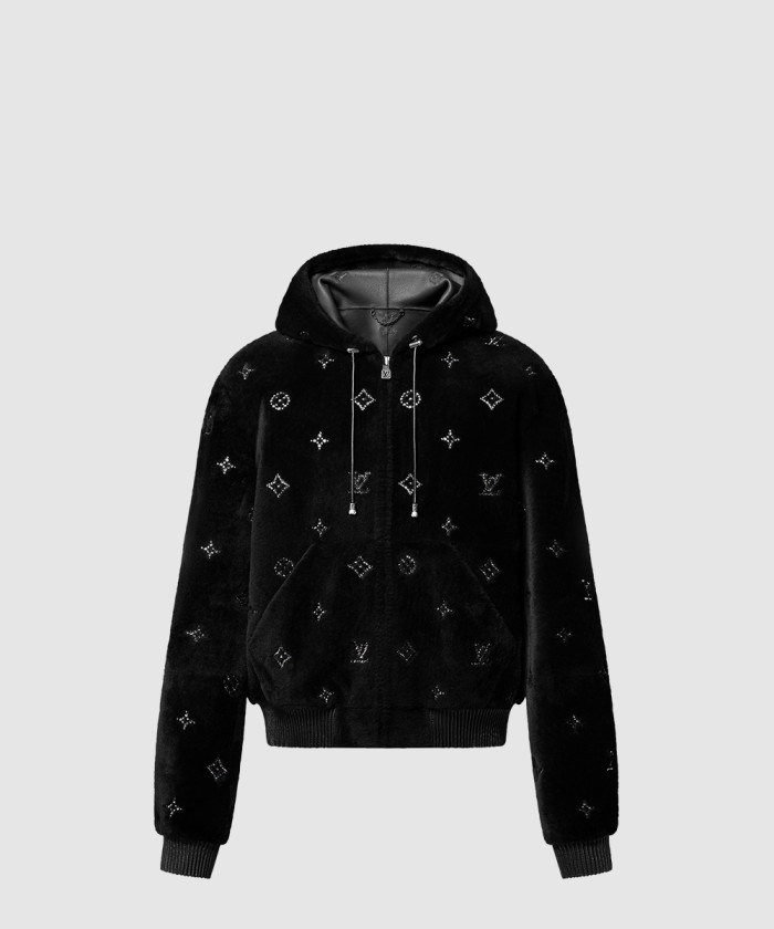 [LOUIS VUITTON-루이비통]모노그램 엠벨리시드 시어링 후디 1AHBYN