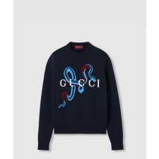 [GUCCI-구찌]컬렉션 인타르시아 울 스웨터 816151