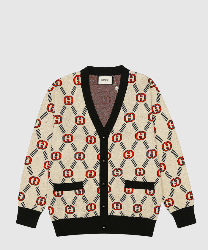 [GUCCI-구찌]로고 니트 코트 678308