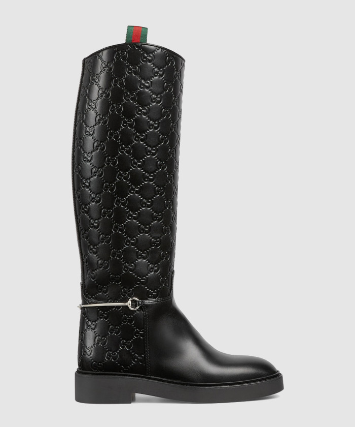 [GUCCI-구찌]슬림 홀스빗 부츠 806391