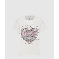 [DIOR-디올]Dioramour 자수 티셔츠 513T0