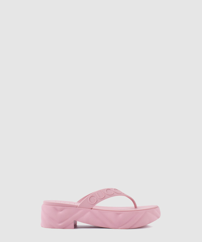 [GUCCI-구찌]T 스트랩 플랫폼 샌들 746334