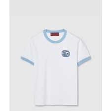 [GUCCI-구찌]자수 코튼 저지 티셔츠 818787