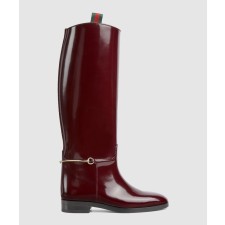 [GUCCI-구찌]홀스빗 레더 하이 부츠 805312