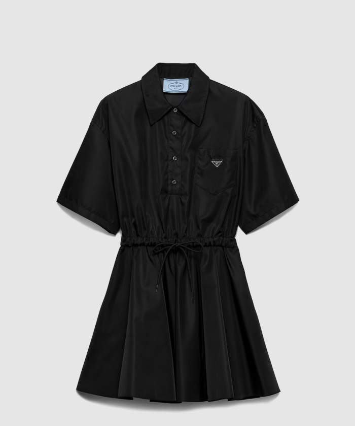 [PRADA-프라다]쇼트 슬리브 리나일론 드레스 23X731
