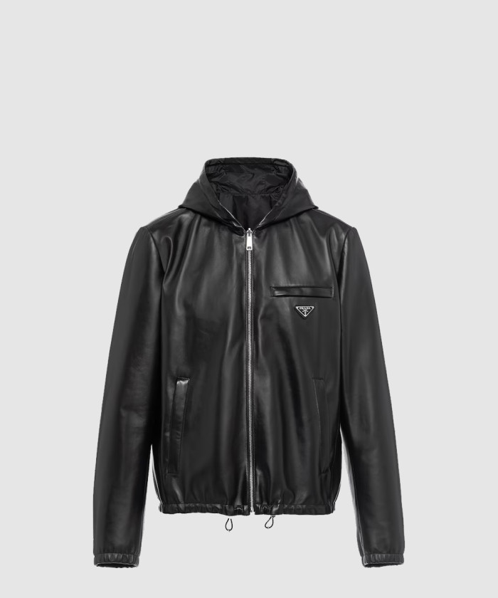 [PRADA-프라다]리버서블 나파 및 리나일론 블루종 재킷 UPW281