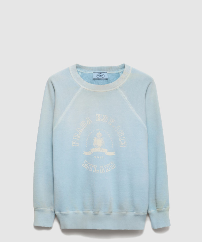 [PRADA-프라다]코튼 크루넥 스웨트셔츠 134712