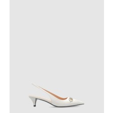 [GUCCI-구찌]홀스빗 슬링백 펌프스 782407