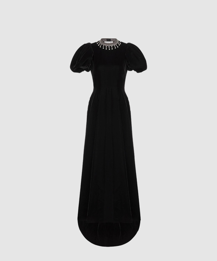 [DIOR-디올]자수 롱 드레스 511L2