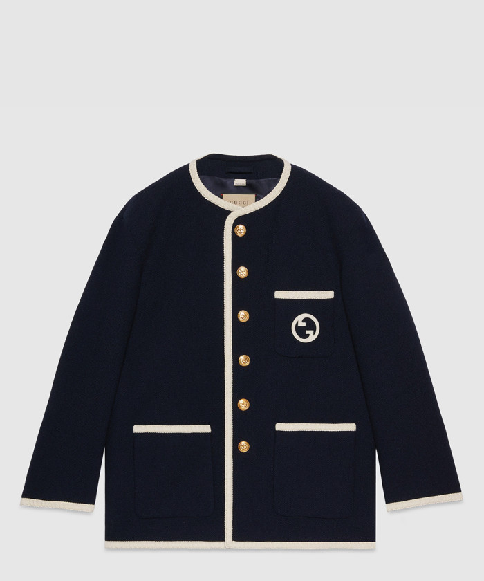 [GUCCI-구찌]레트로 트위드 재킷 ‎749578