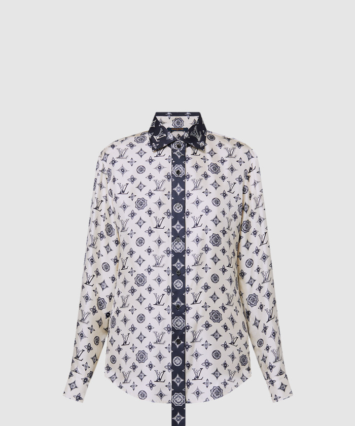 [LOUIS VUITTON-루이비통]모노그램 실크 셔츠 1AGPVH