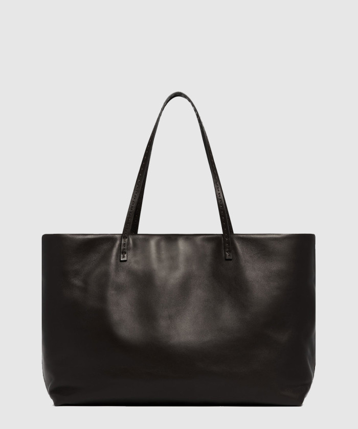 [THE ROW-더로우]뉘앙스 블랙 레더 토트백 W1727L