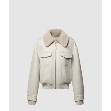 [LOUIS VUITTON-루이비통]울 블루종 위드 시어링 칼라 1AGIRY