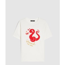 [MAXMARA-막스마라]프린트가 있는 저지 티셔츠