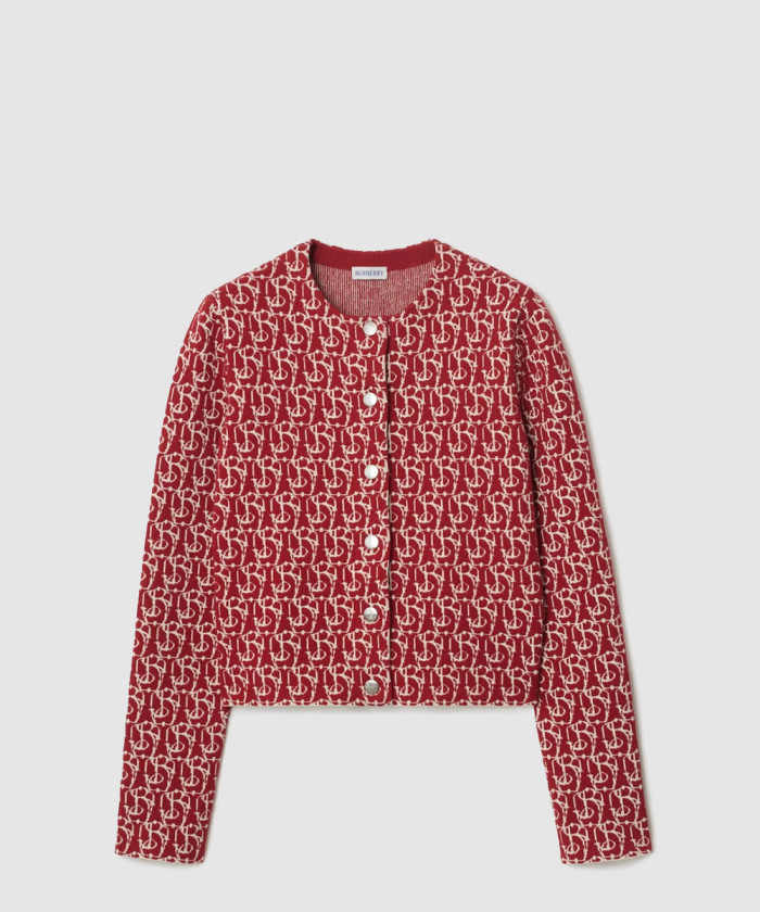 [BURBERRY-버버리]B-라인 참 자카드 울 블렌드 재킷 81027511