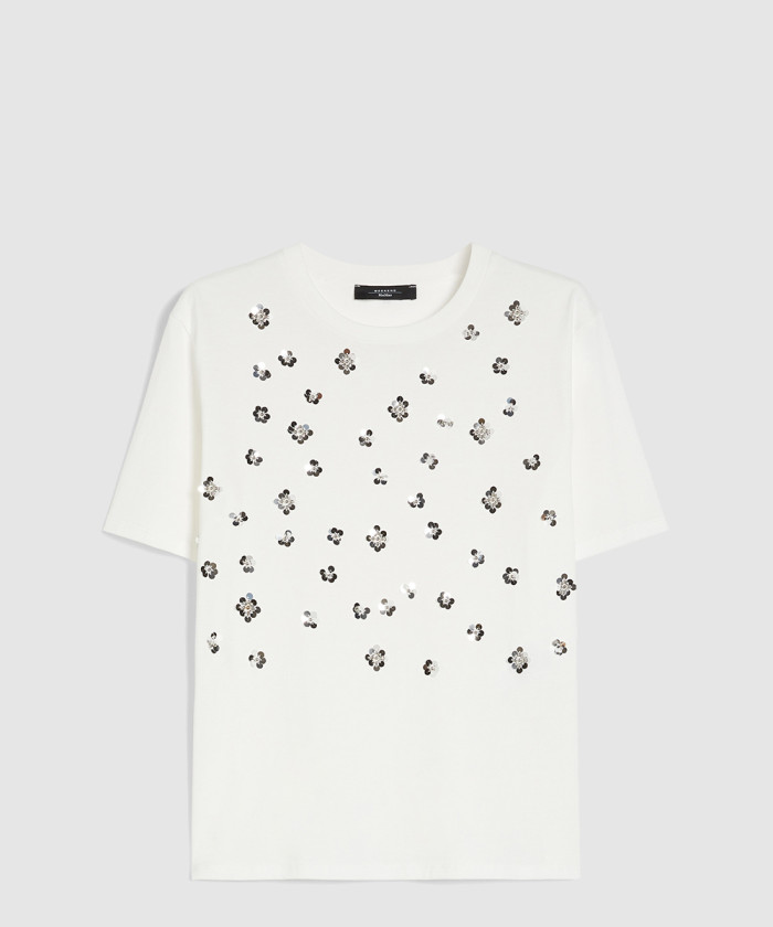 [MAXMARA-막스마라]저지 프린트 티셔츠