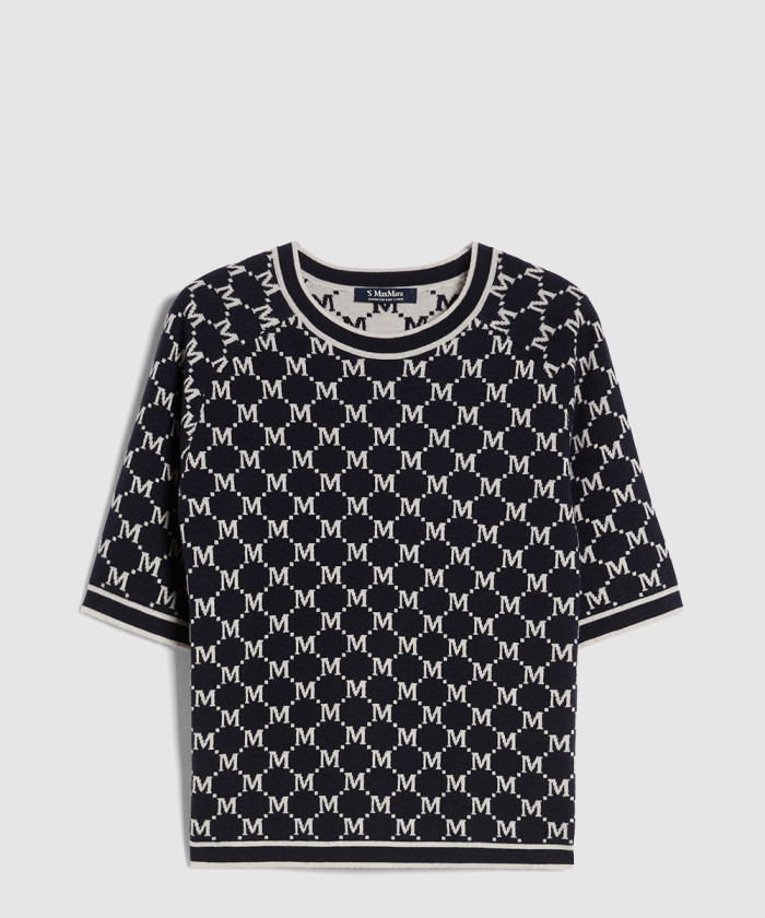 [MAXMARA-막스마라]자카드 울 & 캐시미어 스웨터