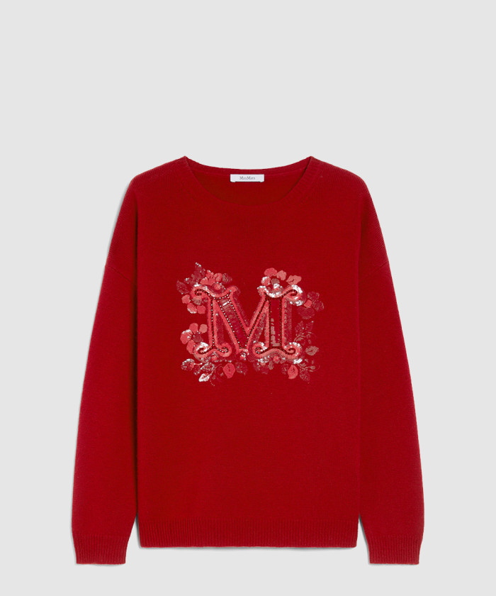 [MAXMARA-막스마라]울과 캐시미어 소재의 크루넥 스웨터