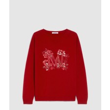 [MAXMARA-막스마라]울과 캐시미어 소재의 크루넥 스웨터